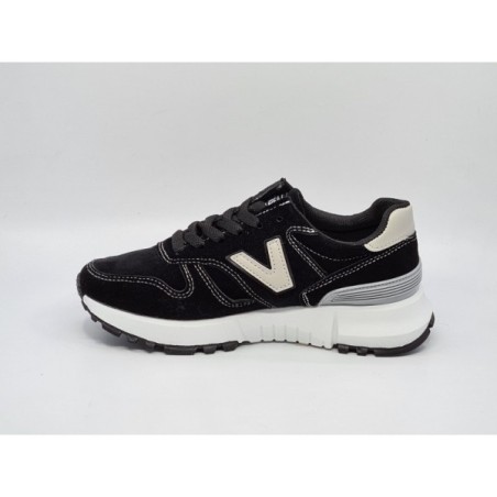 Czarne sneakersy, adidasy sportowe młodzieżowe Fashion - 3