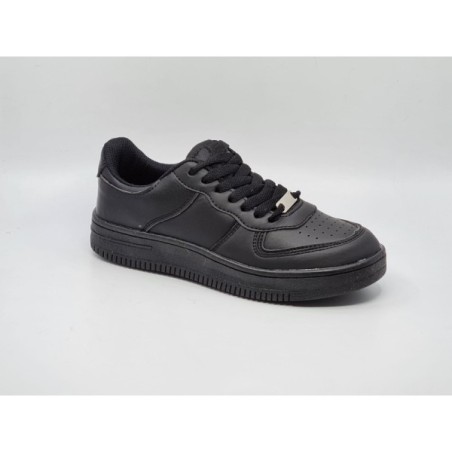 Sneakersy, adidasy sportowe damskie American Club ES 83/22 czarne - 2