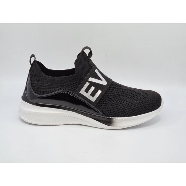 Lekkie wsuwane sneakersy sportowe damskie Vinceza 8774 czarne - 1