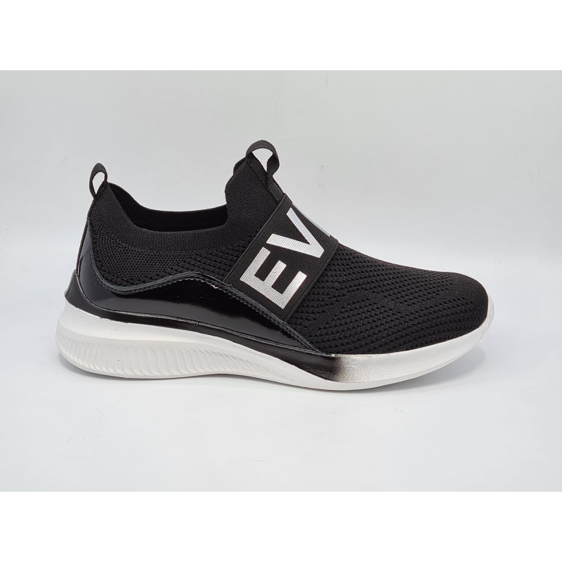Lekkie wsuwane sneakersy sportowe damskie Vinceza 8774 czarne - 1