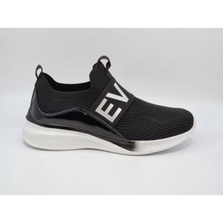 Lekkie wsuwane sneakersy sportowe damskie Vinceza 8774 czarne - 1