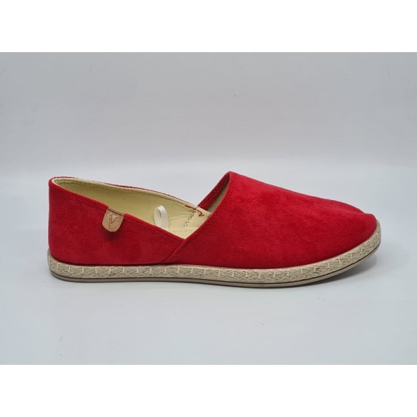 Czerwone espadryle, balerinki damskie Vinceza 34560 - 1