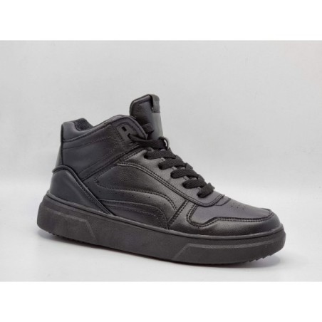 Trampki, sneakersy wysokie damskie czarne Vinceza 8786 - 2