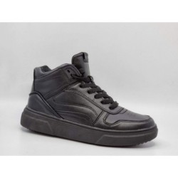 Trampki, sneakersy wysokie damskie czarne Vinceza 8786 - 2