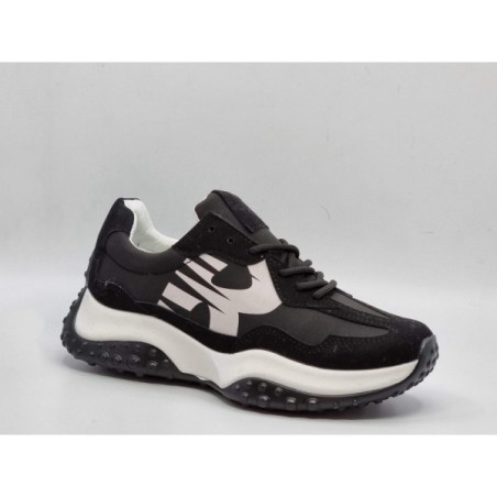 Adidasy, sneakersy sportowe damskie VINCEZA 19460 czarne - 2
