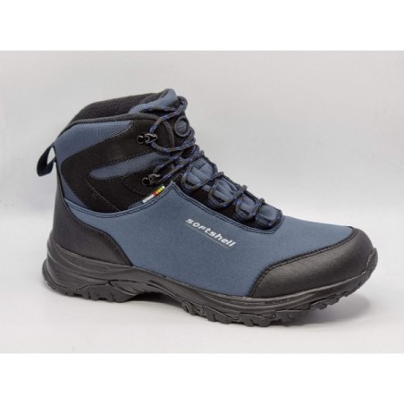 Młodzieżowe trapery, trekingi Softshell AMERICAN WT59/23 granatowe - 2
