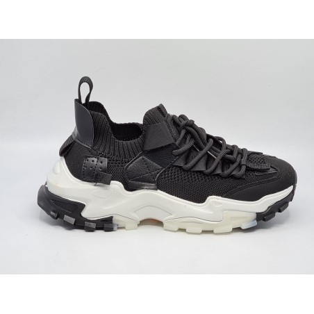 Czarne sneakersy damskie SeaStar BL272 - 4