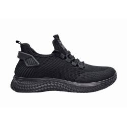 Czarne joggingi, adidasy sportowe młodzieżowe NEWS 3634 - 7