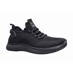 Czarne joggingi, adidasy sportowe młodzieżowe NEWS 3634 - 11