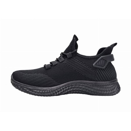 Czarne joggingi, adidasy sportowe młodzieżowe NEWS 3634 - 12