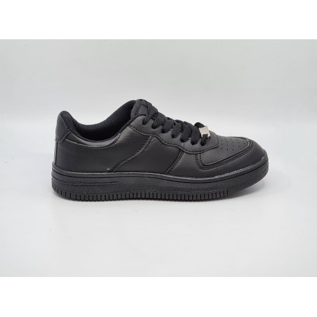 Sneakersy, adidasy sportowe damskie American Club ES 83/22 czarne - 4