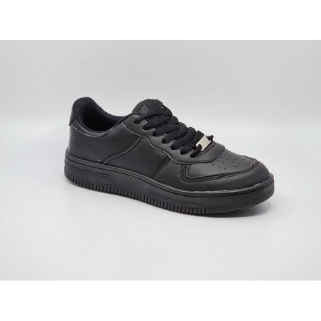 Sneakersy, adidasy sportowe damskie American Club ES 83/22 czarne - 5