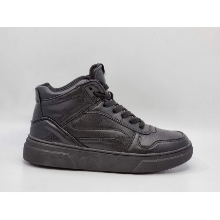Trampki, sneakersy wysokie damskie czarne Vinceza 8786 - 4