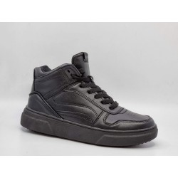 Trampki, sneakersy wysokie damskie czarne Vinceza 8786 - 5