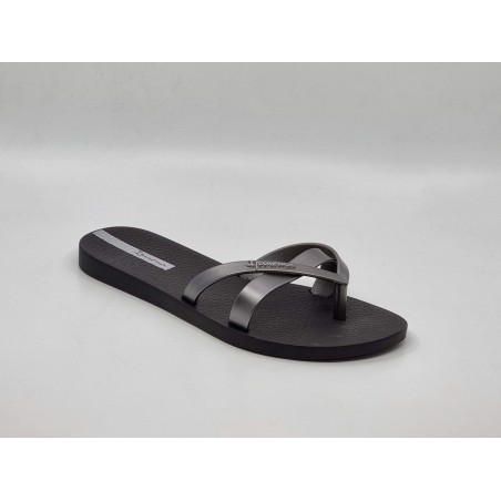 Damskie japonki Ipanema 81805 czarny/srebrny - 2