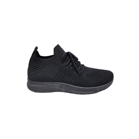 Czarne lekkie sneakersy sportowe buty News 4754 - 1