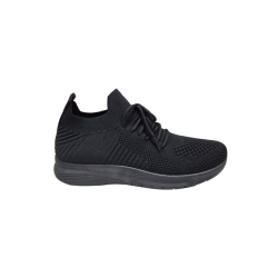 Czarne lekkie sneakersy sportowe buty News 4754 - 1