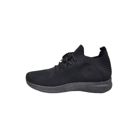 Czarne lekkie sneakersy sportowe buty News 4754 - 3