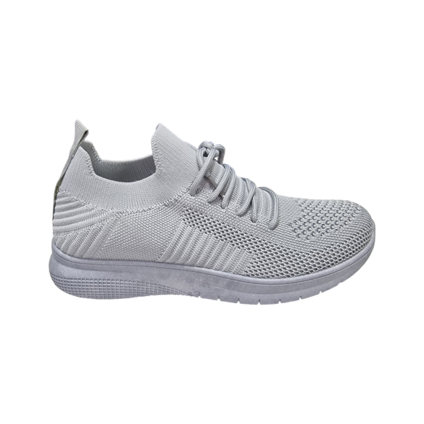 Szare lekkie sneakersy, sportowe buty News 4754 - 1