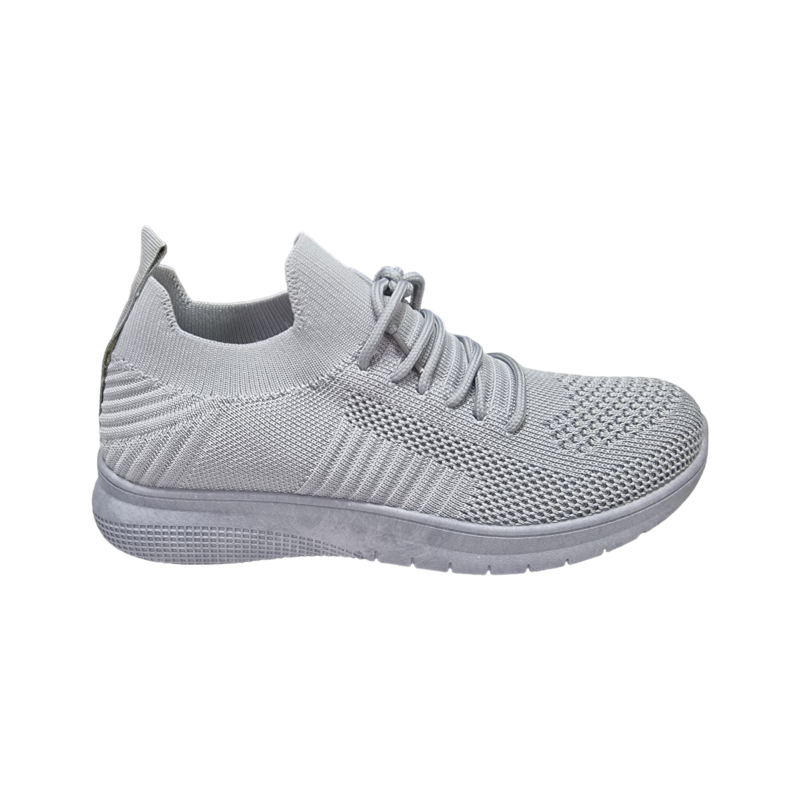 Szare lekkie sneakersy, sportowe buty News 4754 - 1