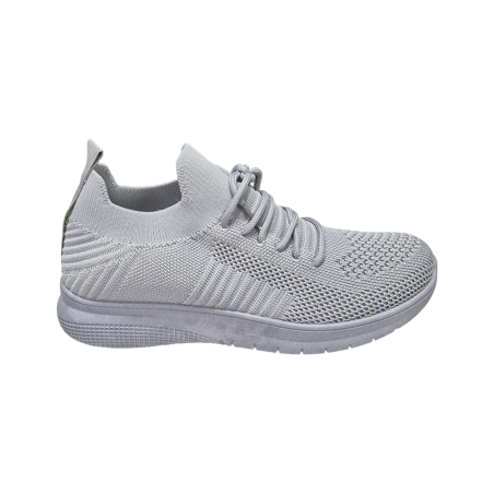 Szare lekkie sneakersy, sportowe buty News 4754 - 1