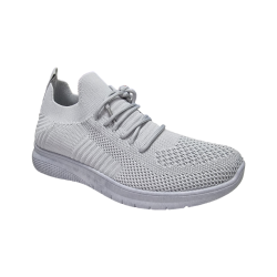 Szare lekkie sneakersy, sportowe buty News 4754 - 2