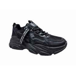 Czarne sneakersy, adidasy damskie sportowe Vinceza 13577 - 2