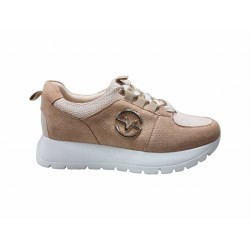 Beżowe sneakersy, półbuty damskie Vinceza 10924 - 1