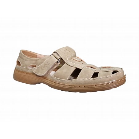 Letnie półbuty męskie Comjeans 3871 khaki - 2