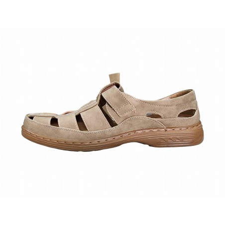 Letnie półbuty męskie Comjeans 3871 khaki - 3