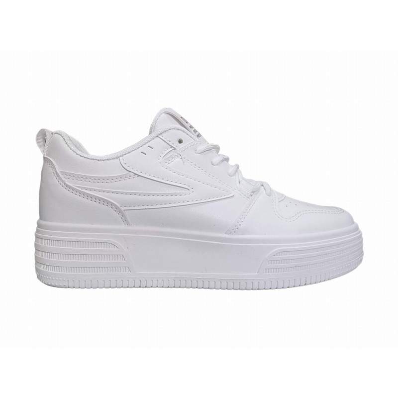 Białe adidasy, sneakersy młodzieżowe Vinceza 19465 - 1
