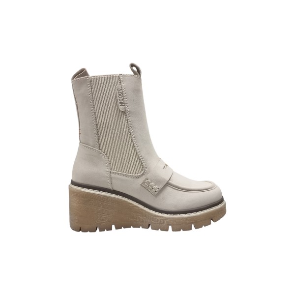 Botki damskie na koturnie Goodin WL58 Ice - 1