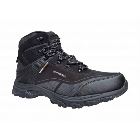 Czarne męskie obuwie trekingowe Softshell American WT111/23 - 2