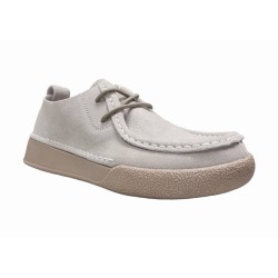 Skórzane wygodne półbuty, sneakersy damskie Goodin FT106 beżowe - 2