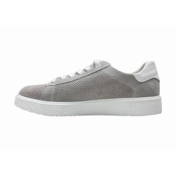 Szare trampki, sneakersy damskie skórzane Goodin XF116 - 2