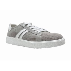 Szare trampki, sneakersy damskie skórzane Goodin XF116 - 3