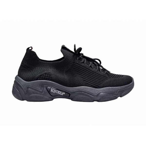 Wsuwane sneakersy, buty sportowe Vinceza 13574 czarne - 1