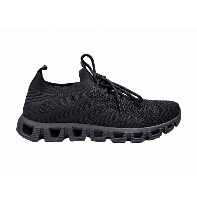 Czarne sportowe sneakersy damskie Vinceza 17295 - 1