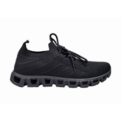 Czarne sportowe sneakersy damskie Vinceza 17295 - 1