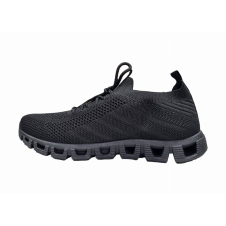 Czarne sportowe sneakersy damskie Vinceza 17295 - 3