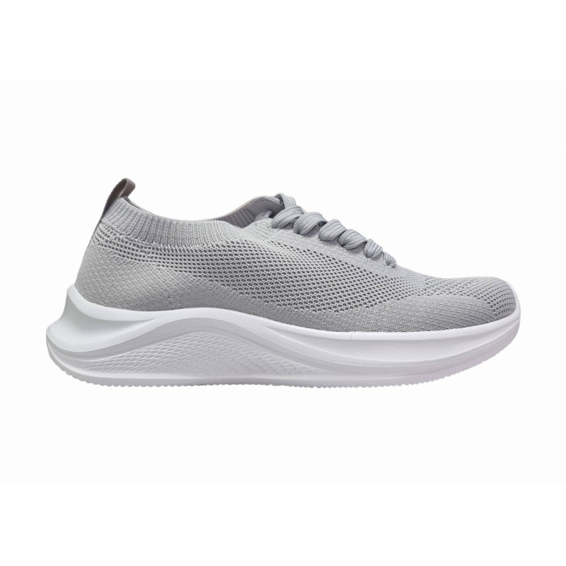 Lekkie sneakersy, buty sportowe damskie American Club FH76/24 szare - 1