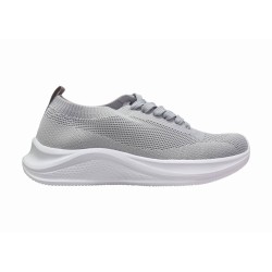 Lekkie sneakersy, buty sportowe damskie American Club FH76/24 szare - 1
