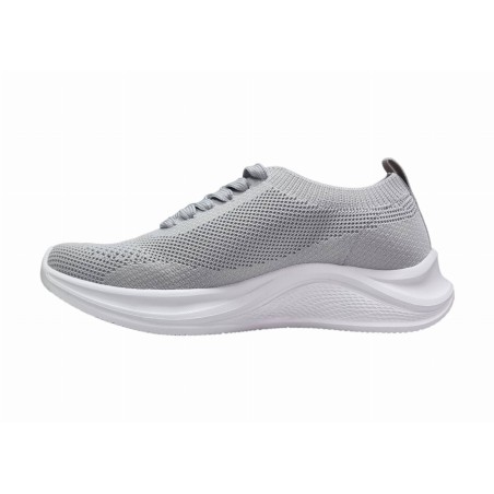 Lekkie sneakersy, buty sportowe damskie American Club FH76/24 szare - 3