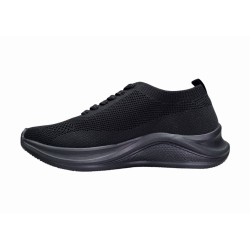 Lekkie sneakersy, buty sportowe damskie American Club FH76/24 czarne - 3
