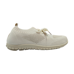 Beżowe tenisówki, adidasy sportowe damskie News 1020 - 1