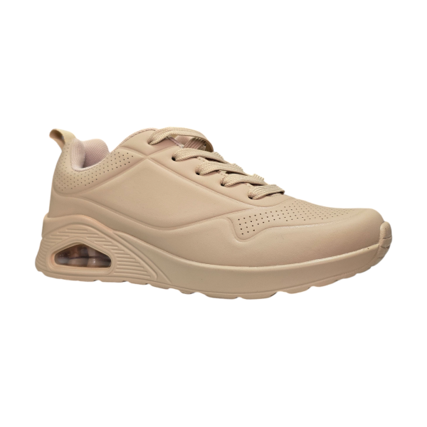 Beżowe damskie sneakersy, sportowe buty Skotnicki 5080 - 1
