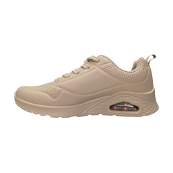 Beżowe damskie sneakersy, sportowe buty Skotnicki 5080 - 2