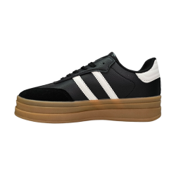 Czarne sznurowane sneakersy, adidasy damskie Skotnicki 5081 - 2