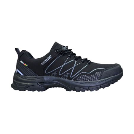 Czarne męskie adidasy trekingowe, softshell American Club WT226 - 1