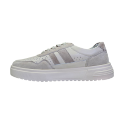 Skórzane sneakersy, półbuty sportowe damskie Goodin LX1041 beżowe - 2
